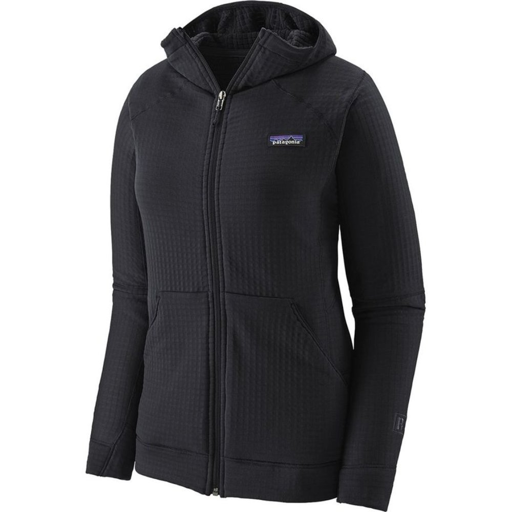 Patagonia R1 Women's Full Zip Hoodie Fleece Medium Black